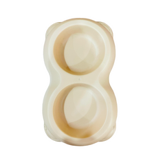 Round Shape Double Bowl For Cats - Random Colors