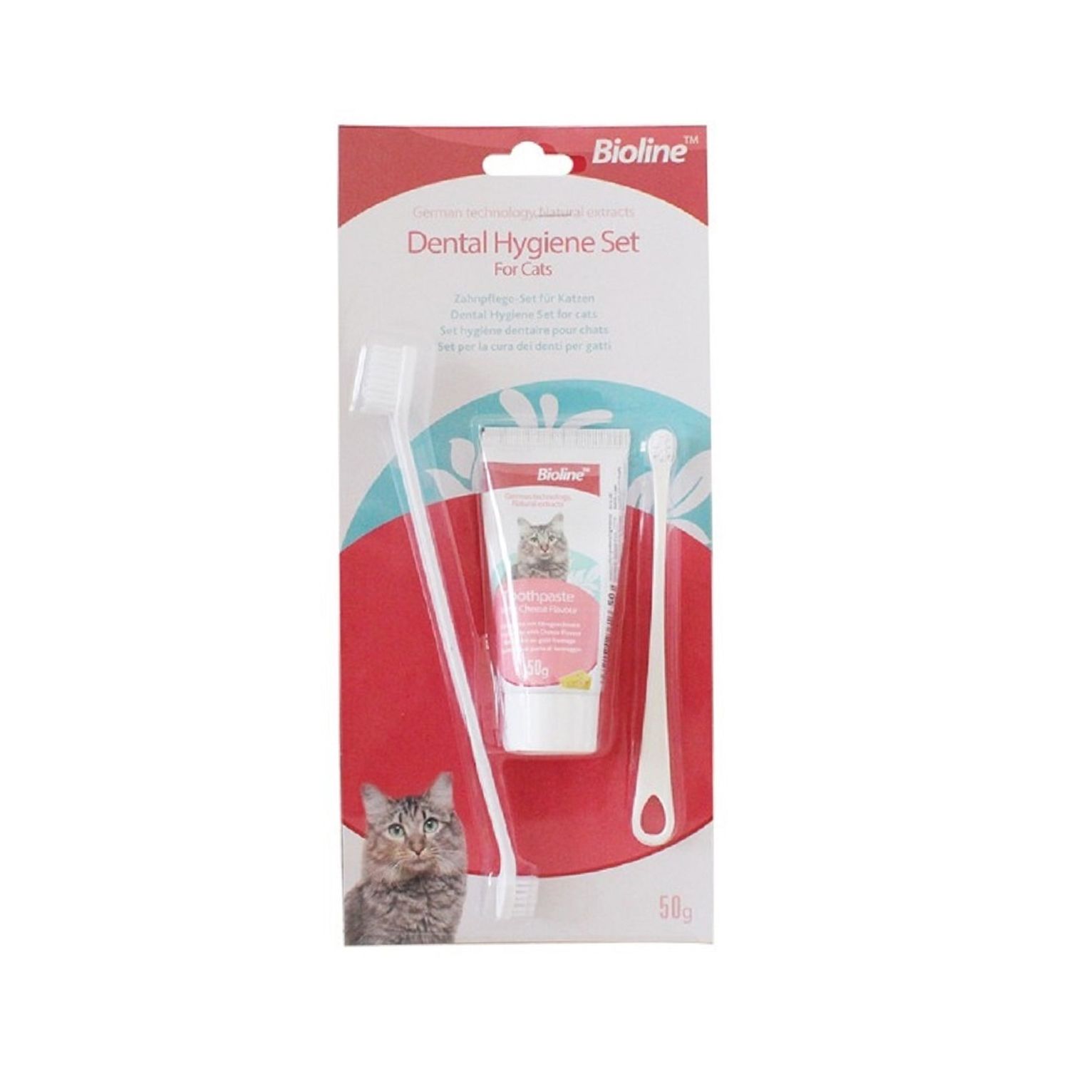 Bioline Dental Hygiene Set For Cats