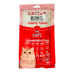 Catzee King Kitten & Adult Cat Creamy Treats In Tuna - 75G