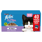 Felix Mixed Selection In Jelly Kitten Wet Food - Pack of 4/40