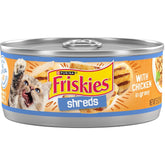 Friskies Adult Wet Cat Food Tin With Chicken In Gravy (Shreds) - 156G