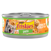 Friskies Paté Poultry Platter For Adult And Kittens Wet Food - 156gm