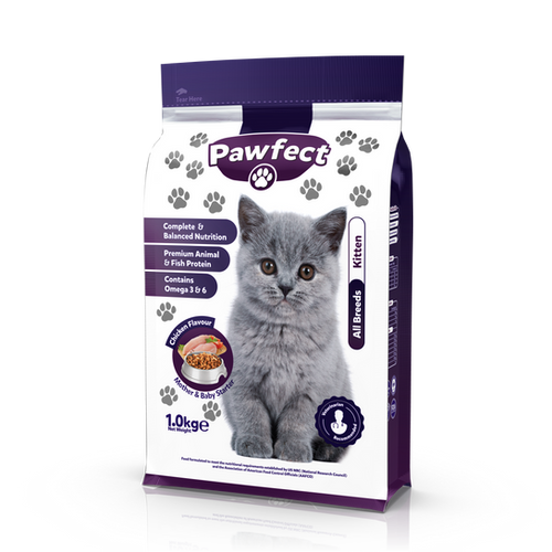 Pawfect Kitten Dry Food With Chicken - 1kg