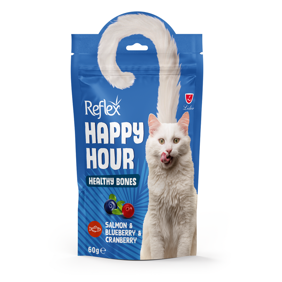 Reflex Healthy Bones Adult Cat Treats - 60G