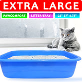 Paw Comfort Extra Large Litter Tray For Cats & Puppies - Random Colors