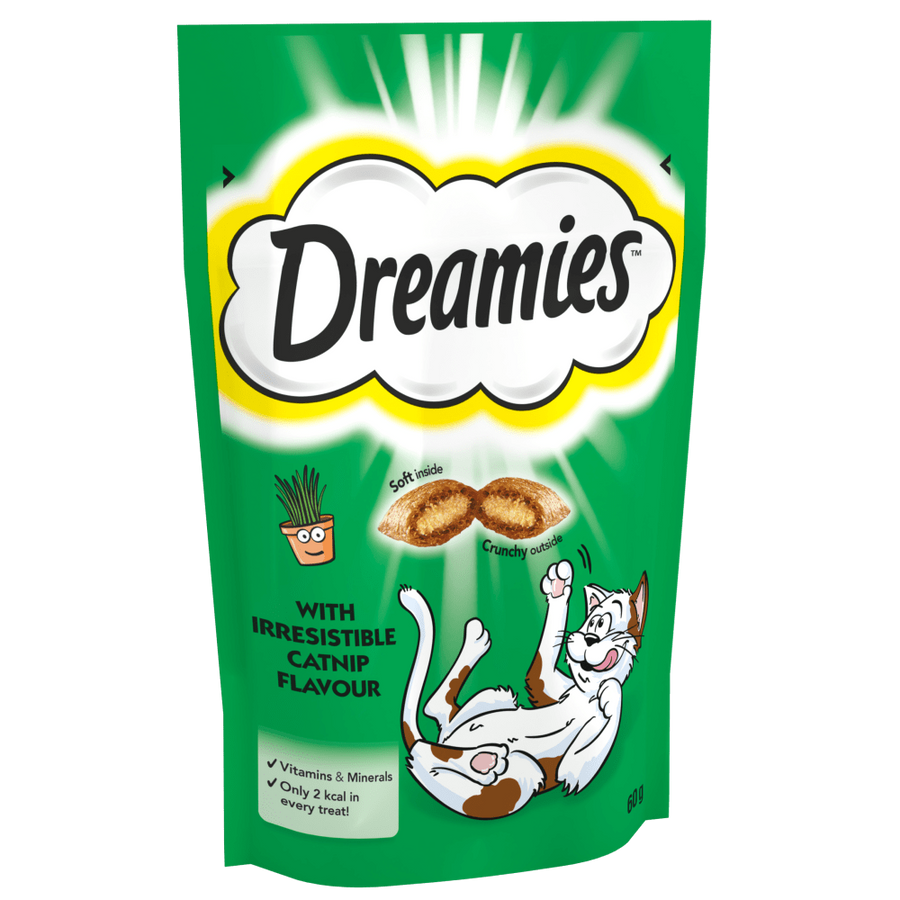 dreamies cat treats catnip