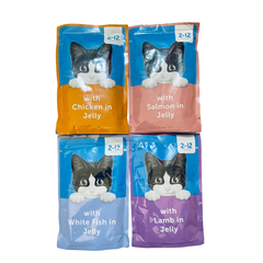 Felix Mixed Selection In Jelly Kitten Wet Food - Pack of 4/40