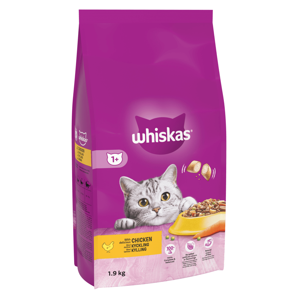 whiskas chicken dry food