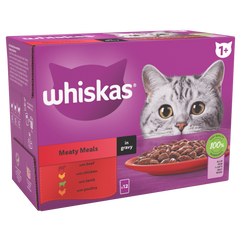 whiskas meaty meals gravy adult