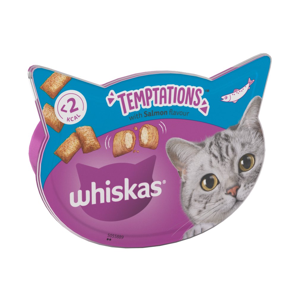 whiskas temptations treats salmon