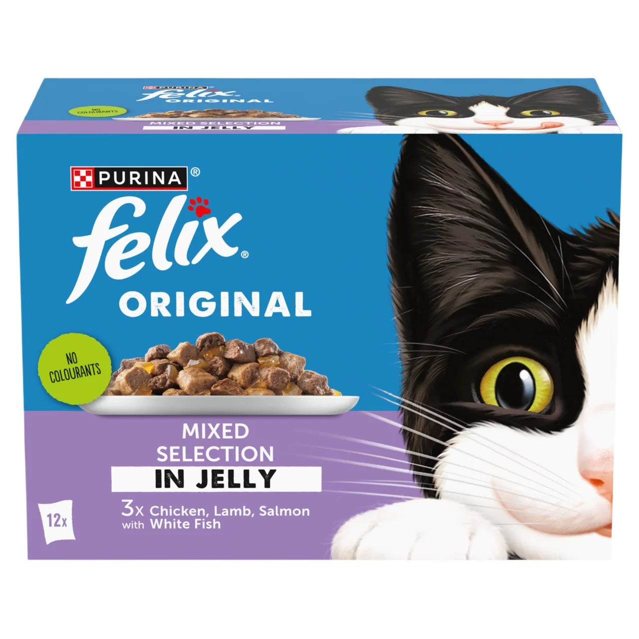 felix mix cat jelly adult