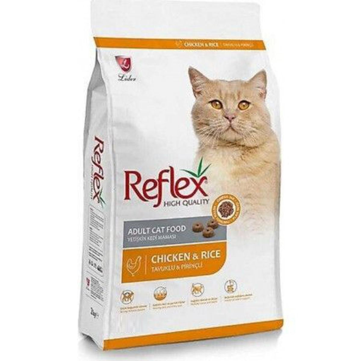 Reflex Adult Cat Dry Food With Chicken And Rice - 15KG