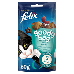 Felix Goody Bag Adult Cat Treats Seaside Mix - 60G