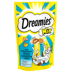 Dreamies Kitten And Adult Cat Treats With Salmon & Cheese- 60G