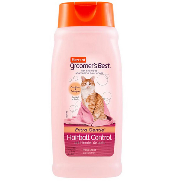 Hartz Groomer's Best Hairball Control Shampoo for Cats 444ml
