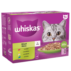 whiskas mixed menu adult pouches