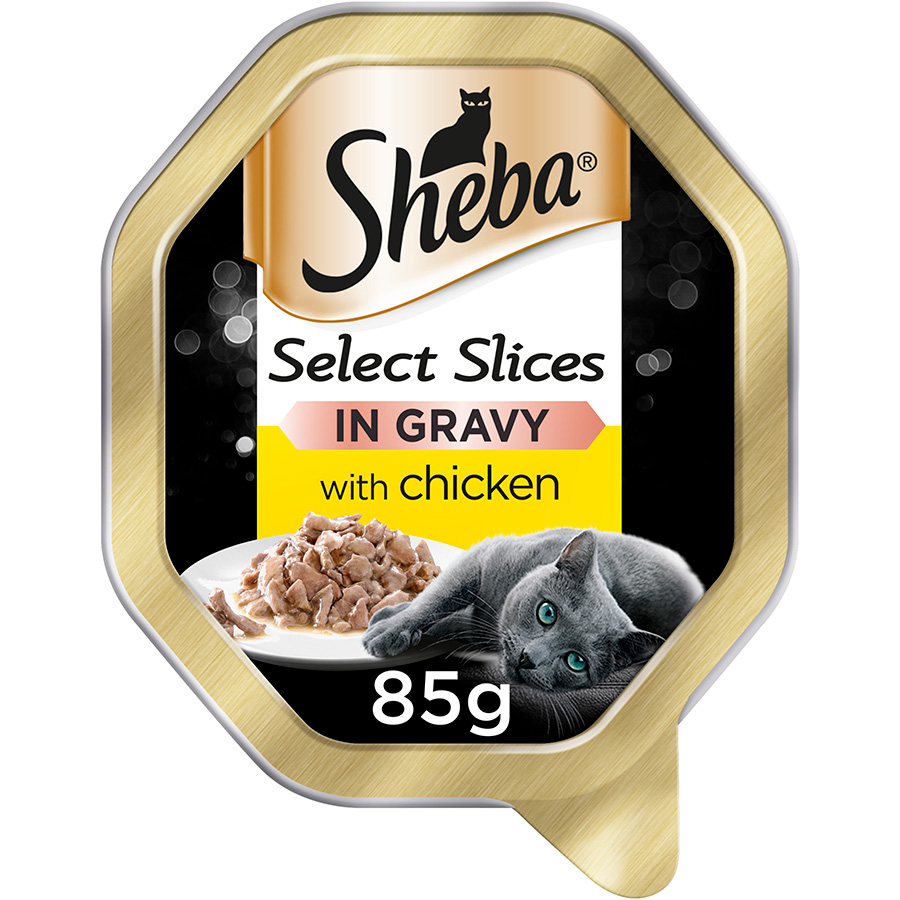 Sheba Adult Cat Wet Food With Chicken In Gravy - 85G