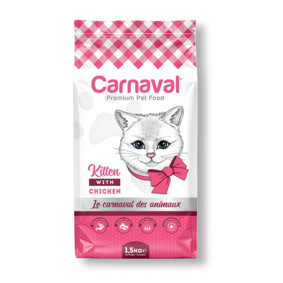 Carnaval Kitten Dry Food With Chicken - 400G