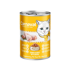Carnaval Wet Food Tin With Chicken For Adult Cats - 400G