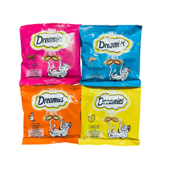 Dreamies Cat/Kittens Treats Mini Pack Of 4 - (4x30G)