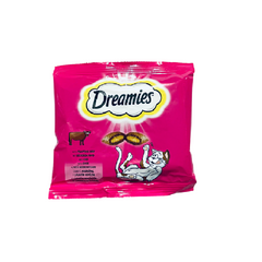 Dreamies Cat/Kittens Treats Mini Pack With Beef - 30G