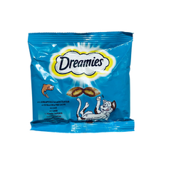 Dreamies Cat/Kittens Treats Mini Pack With Salmon - 30G