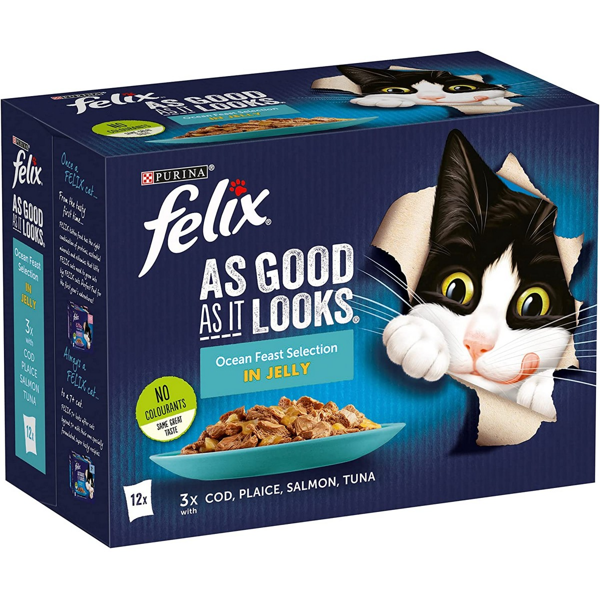 Felix Sachet Ocean Feast Selection In Jelly AGAIL - (12X85G)