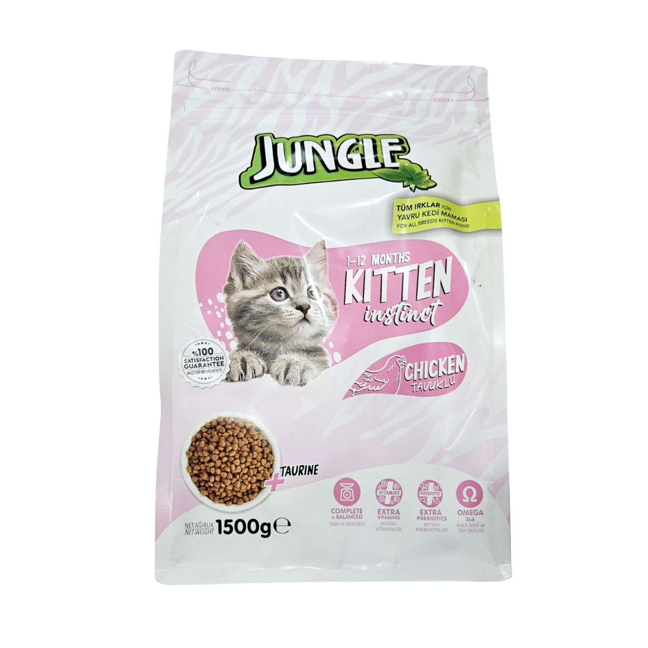 Jungle Kitten Dry Food With Chicken - 1.5KG
