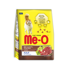 Me-O Adult Cat Dry Food With Beef & Vegetables - 3KG