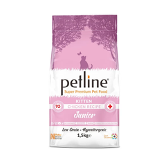 Petline Kitten Low Grain Dry Food With Chicken - 1.5Kg