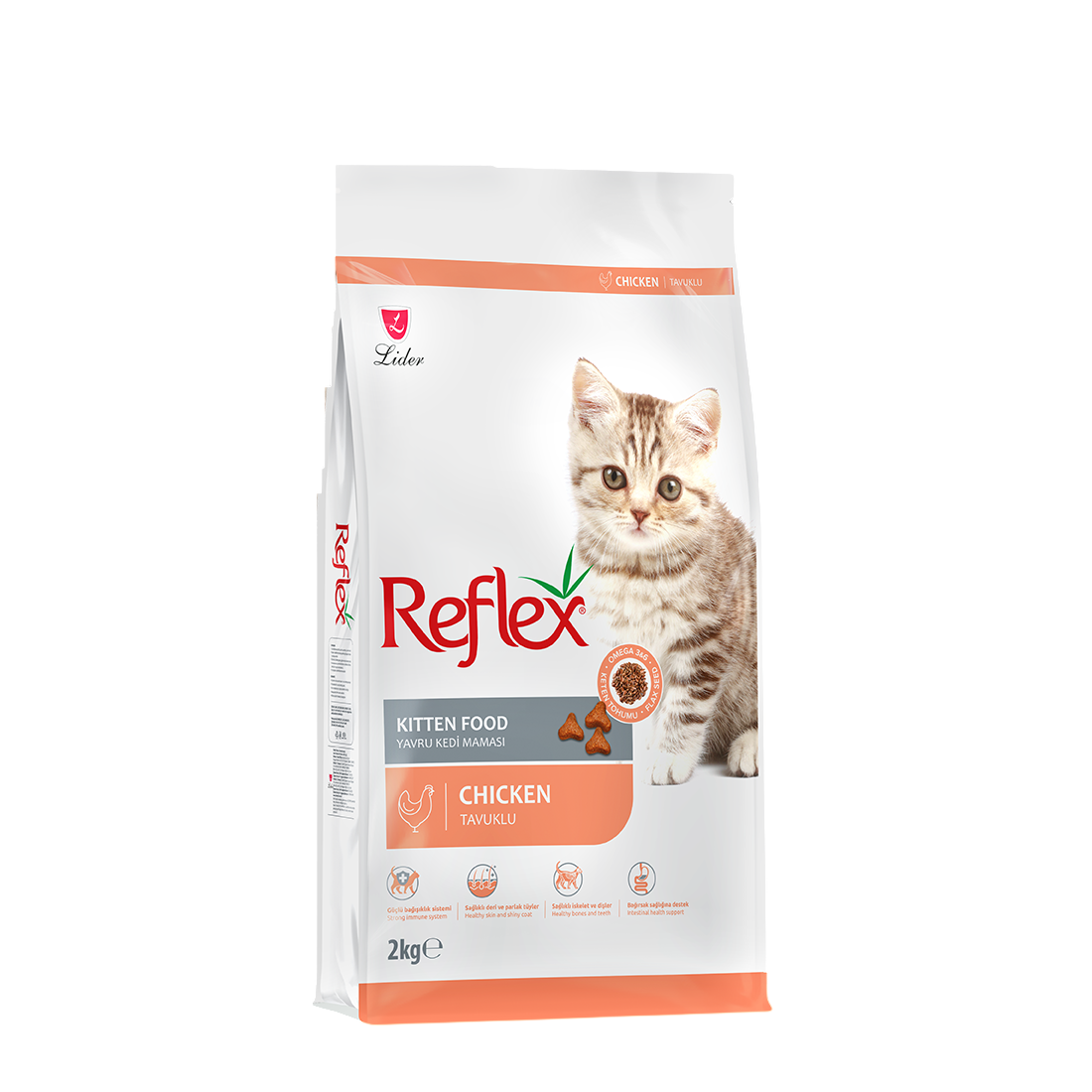 Reflex Kitten Dry Food With Chicke - 2kg