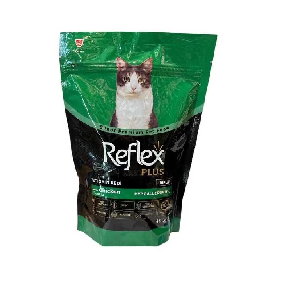 Reflex Plus Adult Cat Dry Food With Chicken - 400G