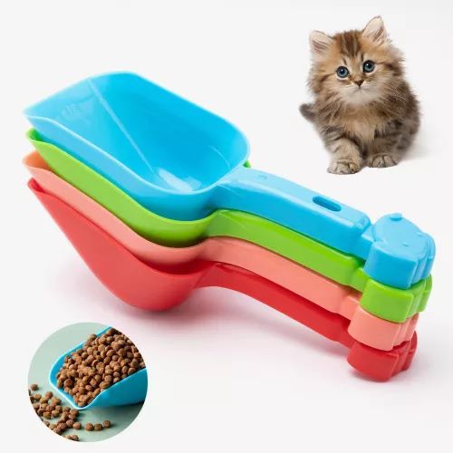 Food Scoop For Dry Cat Food - Random Colors