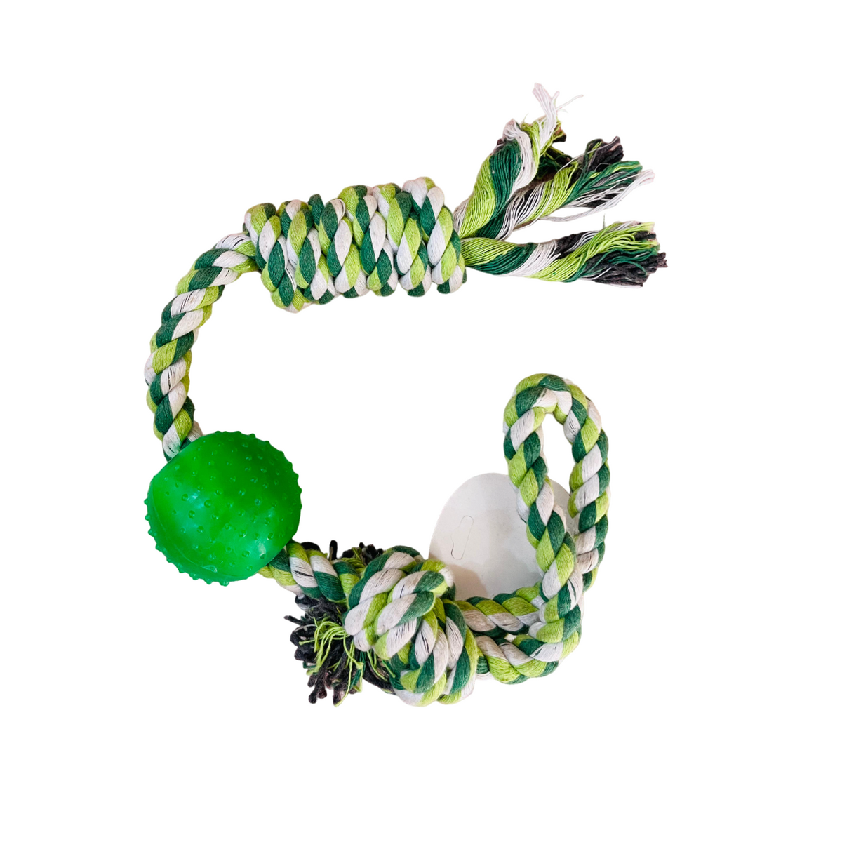 Dog Rope Ball Teether Toy Medium - Random Colors