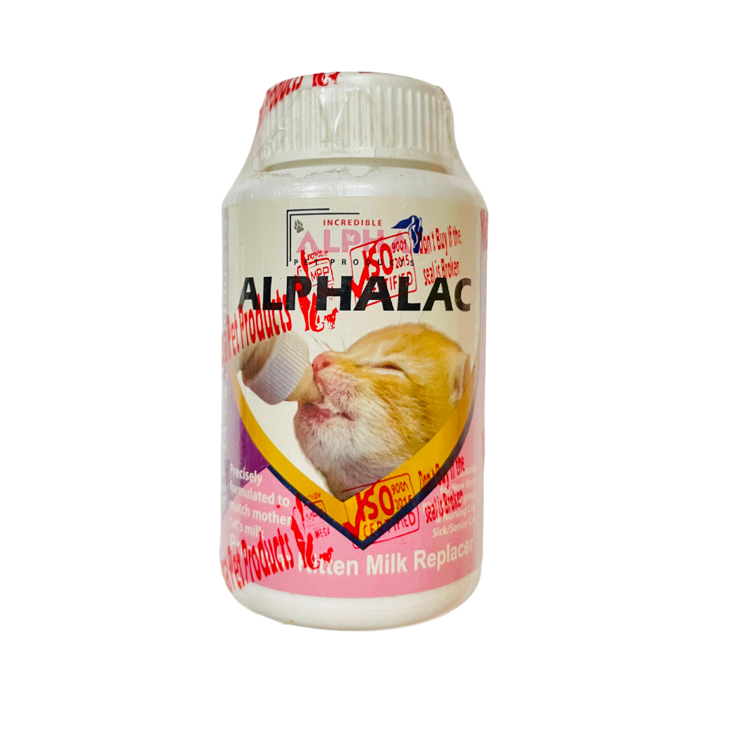 Alphalac/Megalac Kitten Milk Replacer For Newborn Kittens