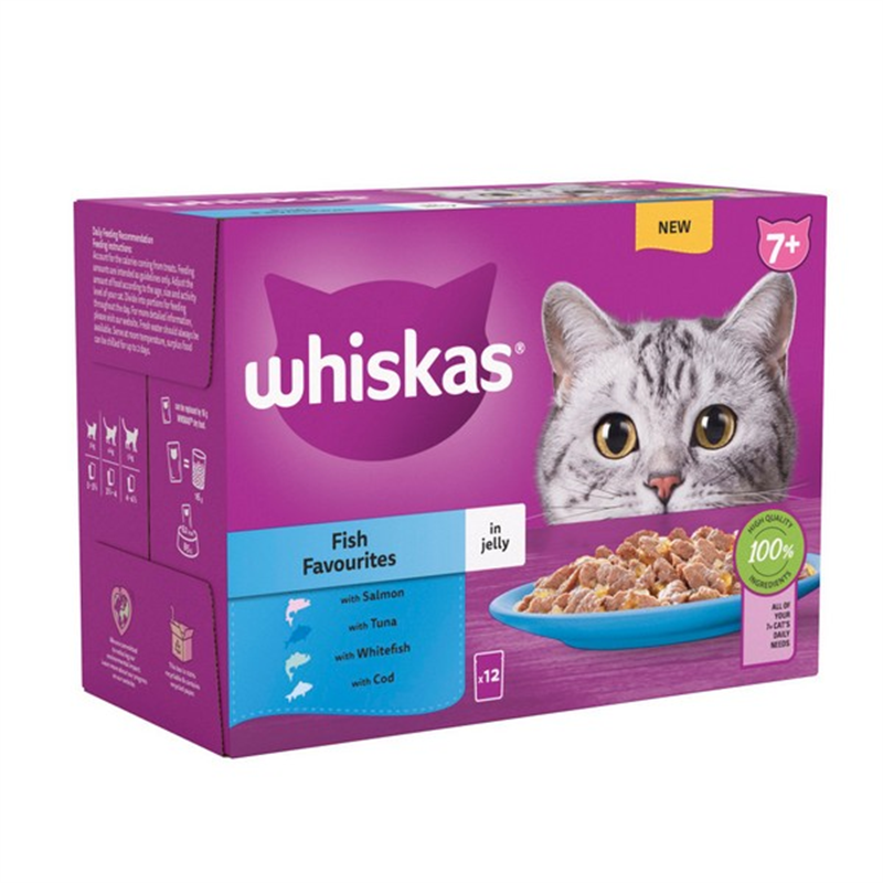 Whiskas 7+ Fish Favourites wet food