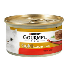 gourmet cat food cake beef