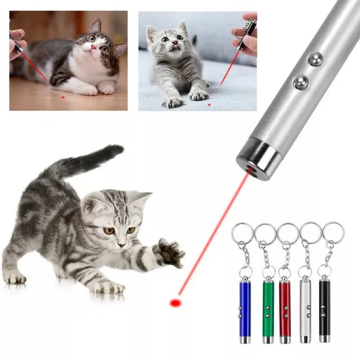 Laser Light Toy For Cats And Kittens - Random Colors