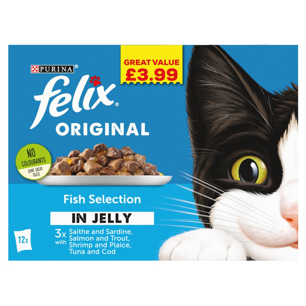 felix cat food fish