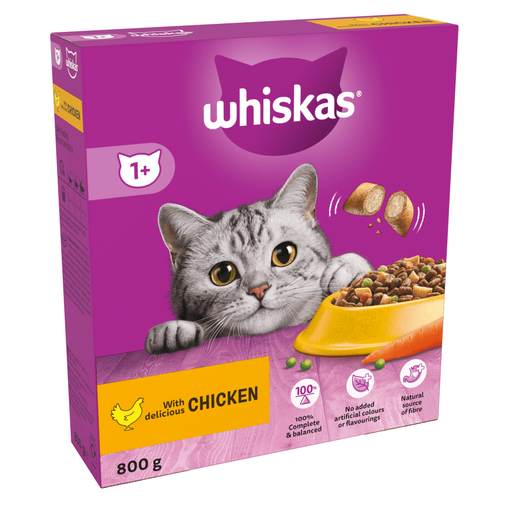 whiskas dry food chicken