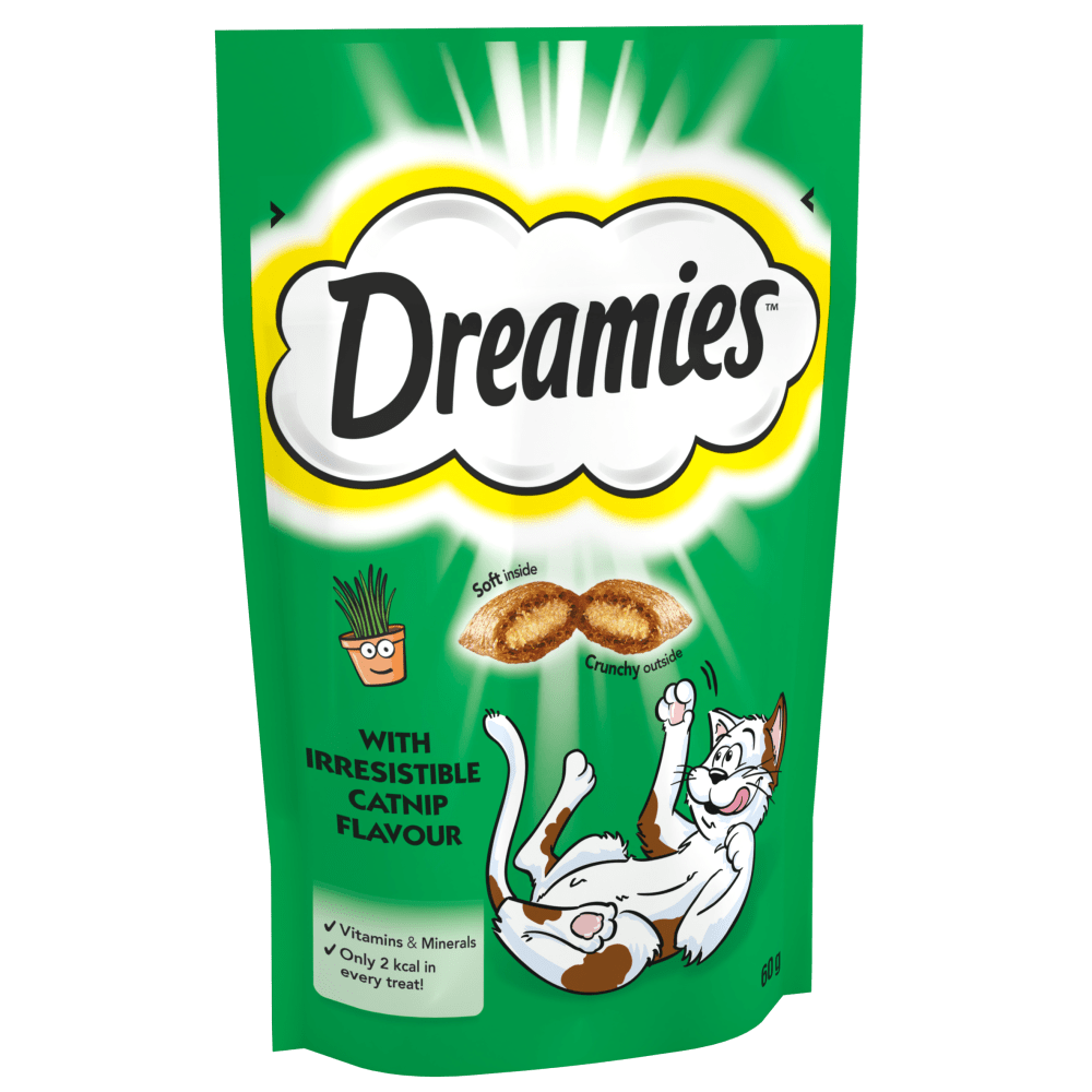 dreamies cat treats catnip