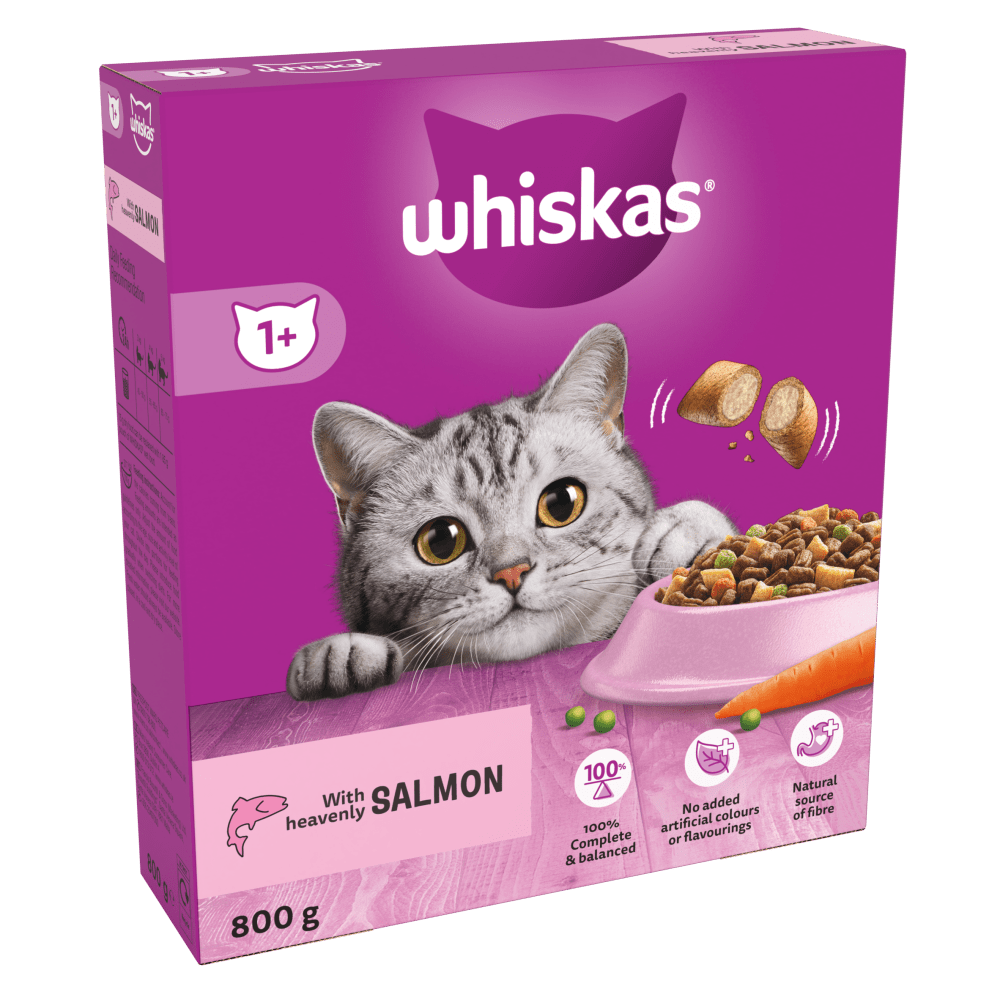 whiskas dry food salmon