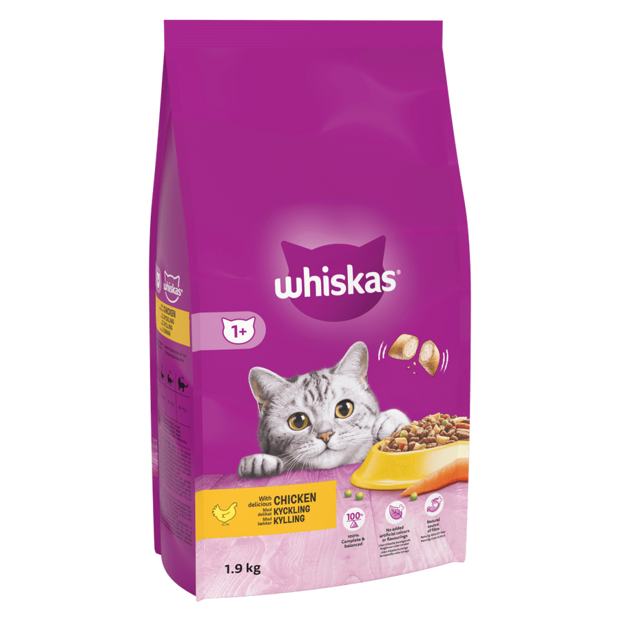 whiskas chicken dry food 