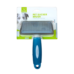 Push Slicker Grooming Brush Steel Bristles For Dogs And Cats Medium - Random Color