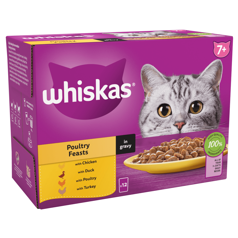 whiskas 7+ wet food 