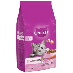 whiskas 2kg salmon dry food