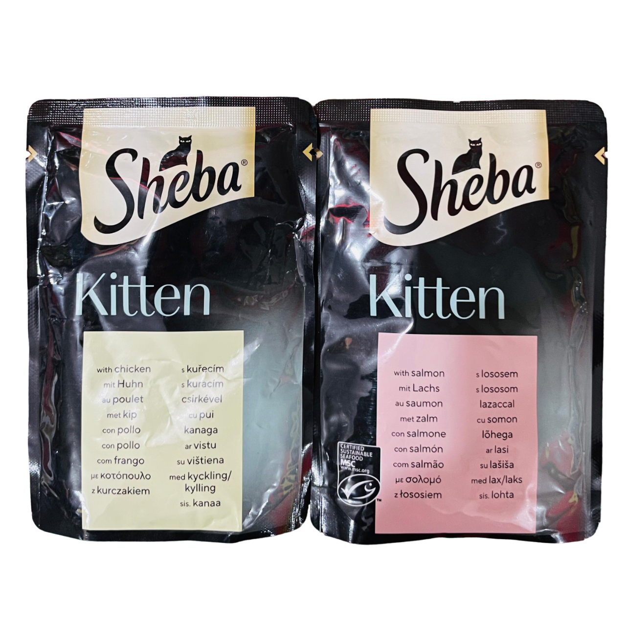 Pack Of 12 Sheba Kitten Wet Food Mixed Selection In Gravy - (12x85G)