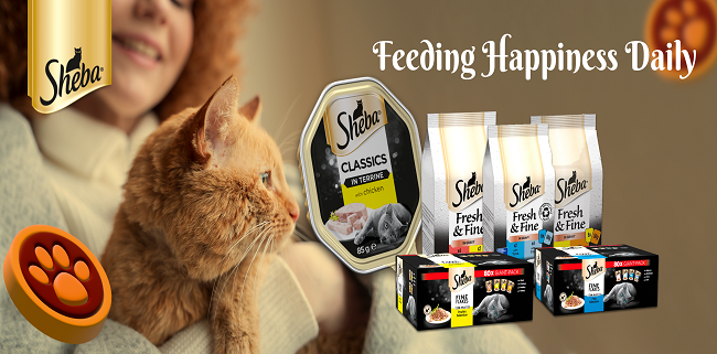 sheba cat food