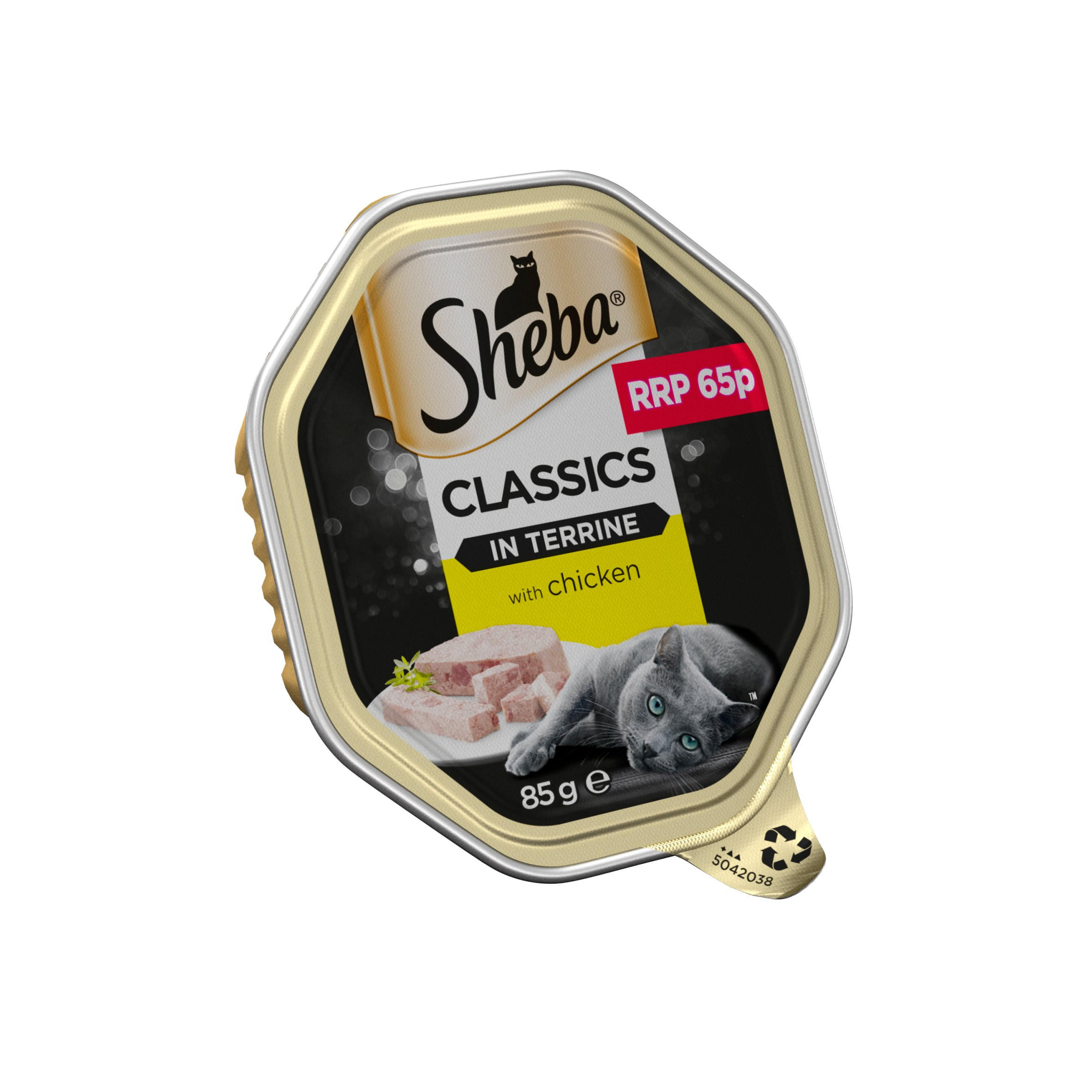 sheba wet food in terrine chicken