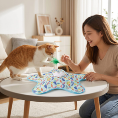 Electric Starfish Toy For Cats & Kittens - Random Colors
